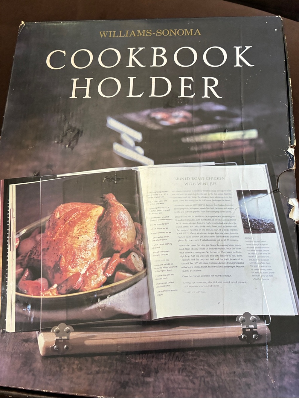 Williams-Sonoma cookbook holder - Picture 8 of 9